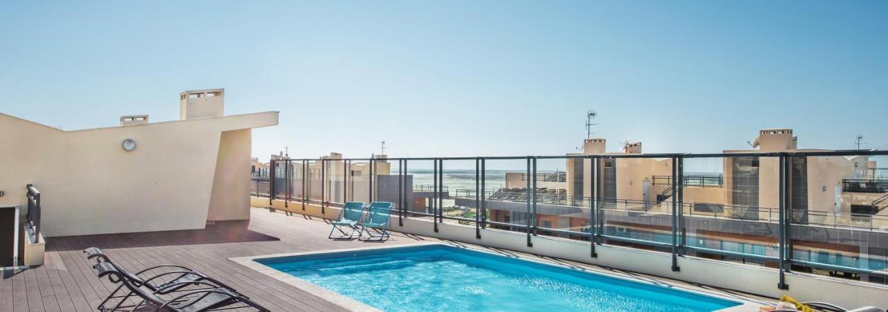 Sunset Home Olhao- Modern 3 Bed Luxury Apartment With Rooftop Pool Dış mekan fotoğraf